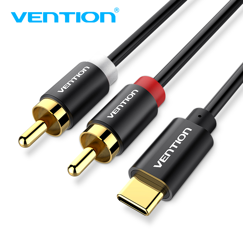 Home Cinema Beamer - USB C RCA Audio Type-C 2สาย