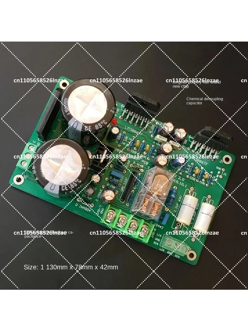 Home Theater Speaker - LM3886 บอร์ดขยายเสียงไฮไฟ DIY โมดูลโฮมเธียเตอร์ ป้องกันลำโพง สำหรับงานโปรเจคเสียง