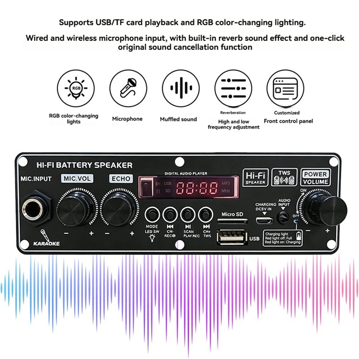 อัปเดต 2X10W 3.7V บอร์ดแอมพลิฟ - Home Theater Speaker บทวิจารณ์และราคา